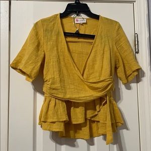 Two piece linen outfit